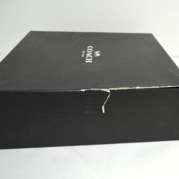 Authentic Coach Brown Leather Shearling Lace-Up Wedge Booties Boots 9 - Picture 11 of 12